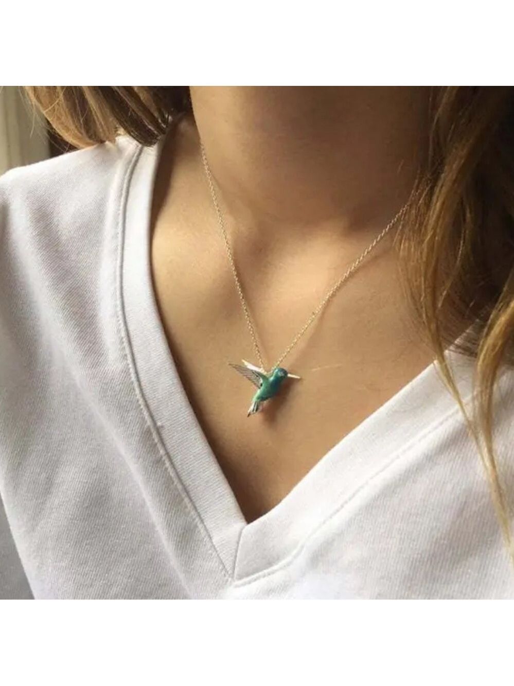 Hummingbird Spirit Necklace Beautiful Nature Inspired Health and Healing Pendant